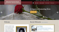 Desktop Screenshot of edwardsfuneralhomeservices.com